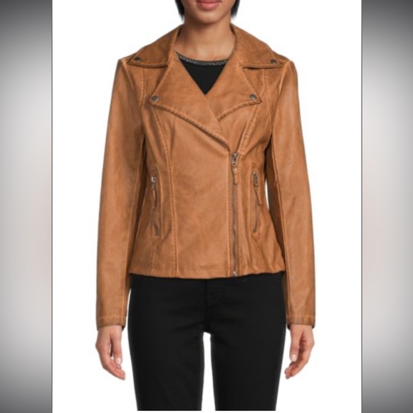 Max Studio Jackets & Blazers - ❄️ Max Studio Moto Faux leather jacket XS